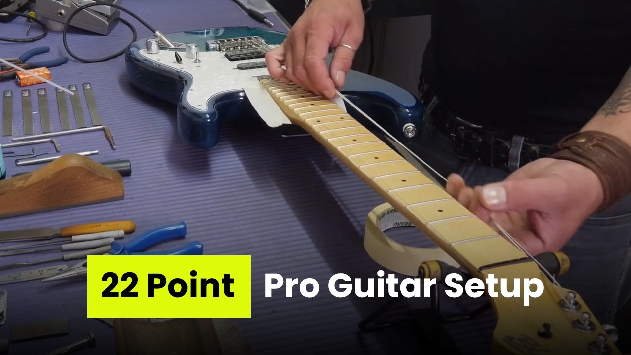 Play video: Bass guitar setup walkthrough
