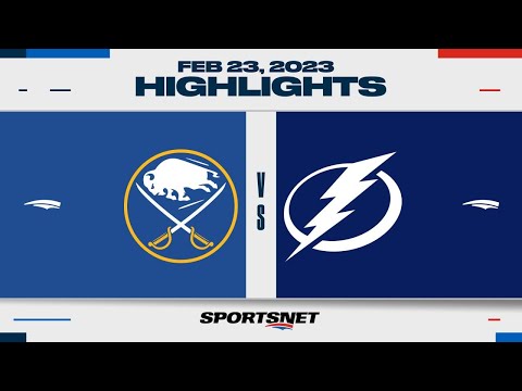 NHL Highlights | Sabres vs. Lightning - February 23, 2023