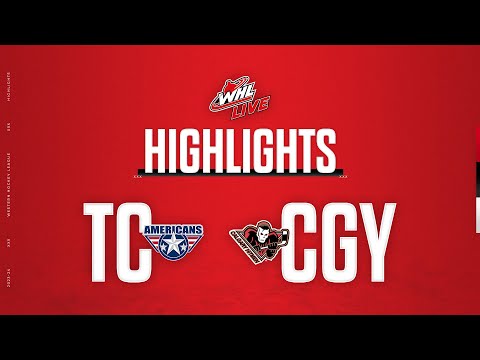 Tri-City Americans at Calgary Hitmen 1/14 | WHL Highlights 2023-24