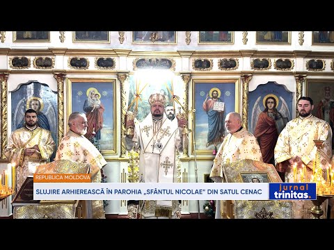 Slujire arhierească în Parohia ,,Sfântul Nicolae” din satul Cenac