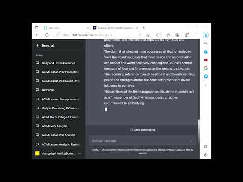ChatGPT Spirituality ACIM Lesson 267 - My heart is beating in the peace of God