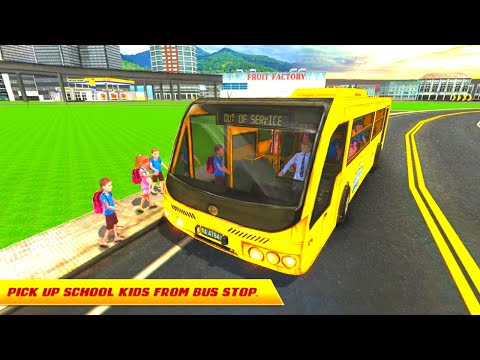 City High School Bus Driving Simulator - Transport Children To School PRO - Android GamePlay HD