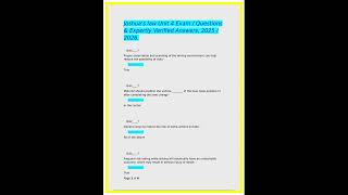 Joshuas Law Unit 4 Exam Questions En Expertly Verified Answers 2025 2026  1080p