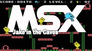 Jake in the caves MSX
