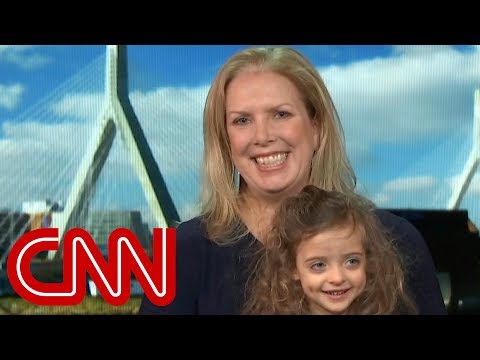2-year-old hijacks interview about her adoption story