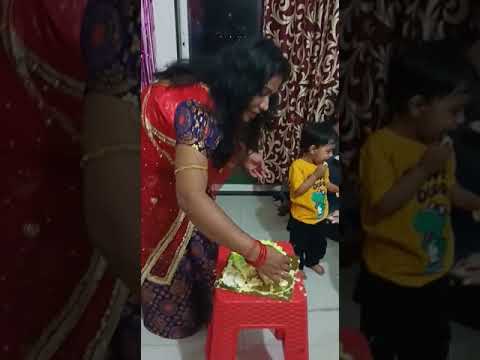 Nandish enjoying cake#nandish#wagholi