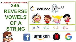 YouTube video 'Reverse Vowels of a String | Leetcode 345 | Amazon Google Facebook interview question'