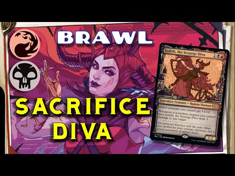 Collateral Damage Upgrade - Judith, Scourge Diva - Brawl MTG Arena Gameplay