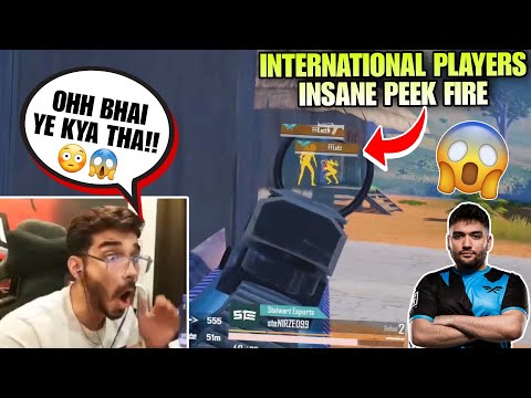 Snax Reaction On International Player Insane Peek Fire😱 PMWI🔥