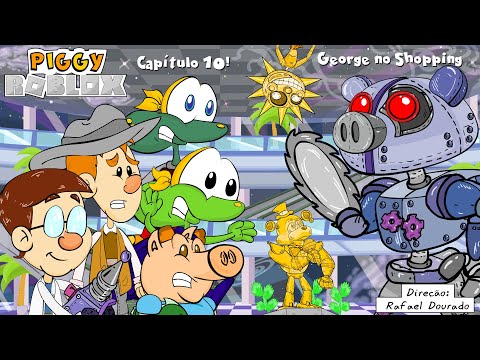 Sapo Brothers em Piggy Roblox Capítulo 10 encontrando o George no Shopping com Jeca e Jameson