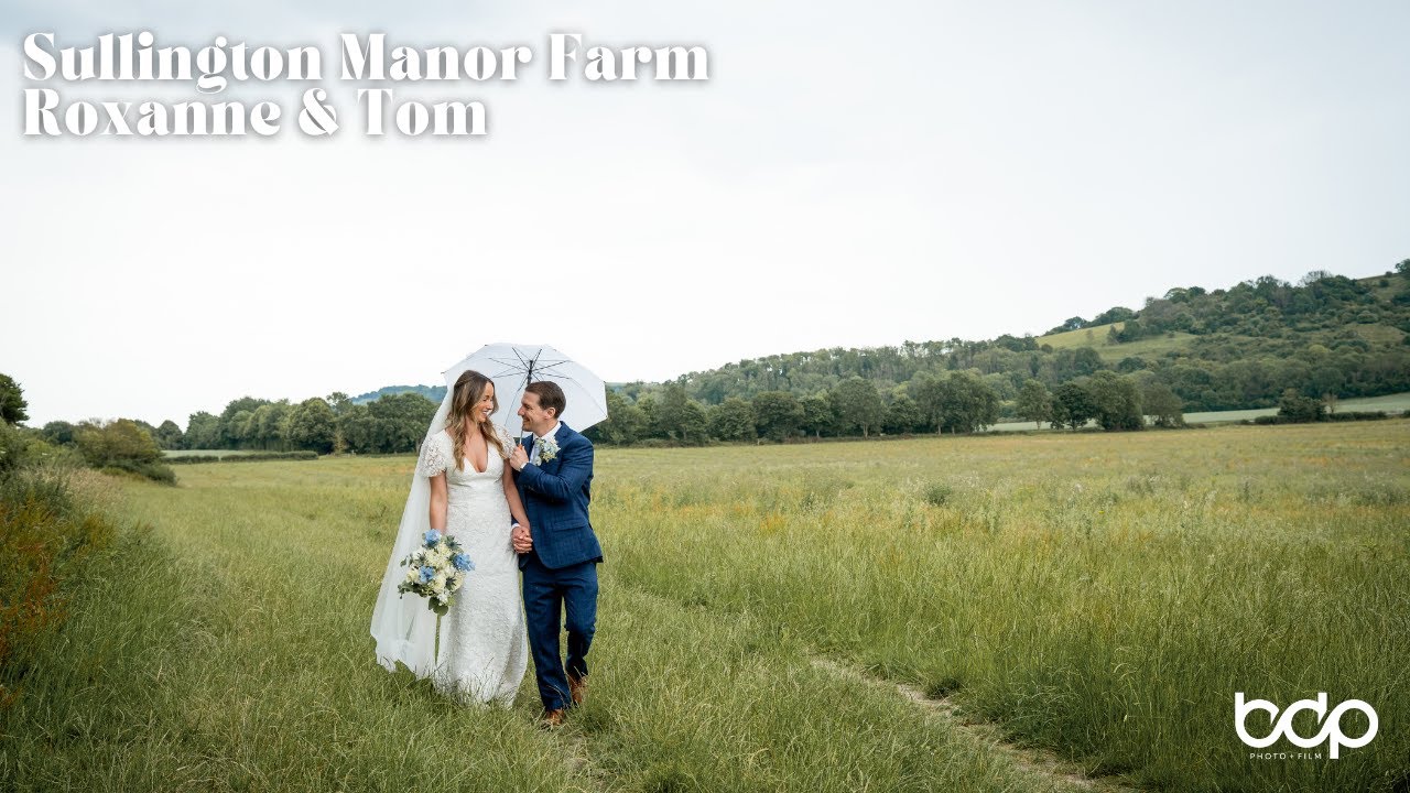 Sullington Manor Farm wedding photography and film