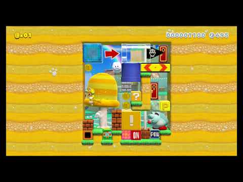 Mario Maker 2 Level - Can You Outfox Jason's 3D Box?