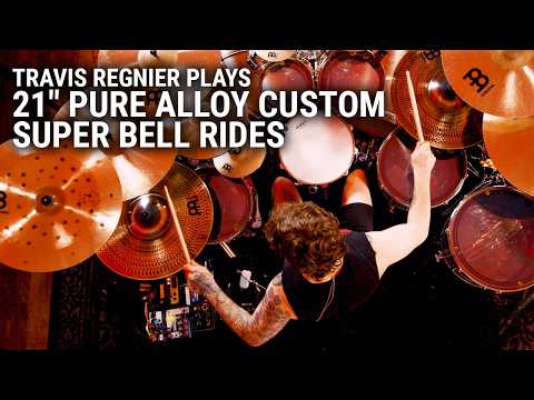 Meinl Cymbals - Travis Regnier Plays 21" Pure Alloy Custom Super Bell Rides