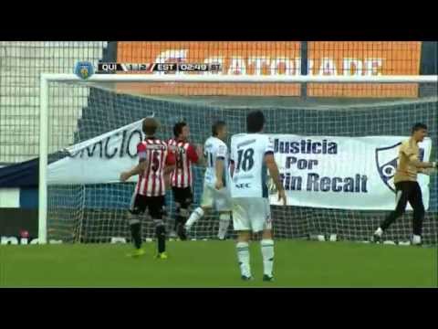 Cabezazo de Telechea. Quilmes 1 - Estudiantes 2. Fecha 13. Torneo Final 2014. FPT
