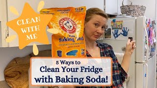 5 Ways to Clean the Fridge with Baking Soda: ** Clean with Me! **