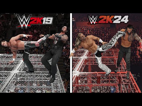 Best Extreme FINISHERS in WWE 2K19 vs WWE 2K24 !!!