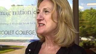 preview picture of video 'Elizabeth Burmaster, President of Nicolet College, Rhinelander, WI'