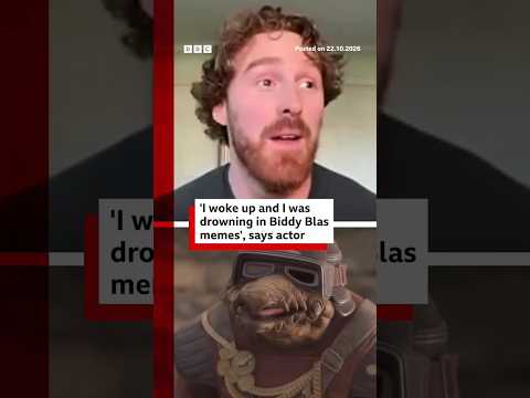 Biddy Blas actor 'overwhelmed' by response of Star Wars and gaming fans. #BiddyBlas #BBCNews