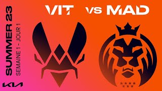 LEC Summer Split 2023 - W1D1 - VIT vs MAD