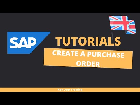 SAP ME21N - How to create a purchase order?