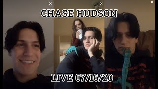 Chase Hudson LIVE w Sister And Chameleon On Tiktok 07/16/20 | lilhuddy