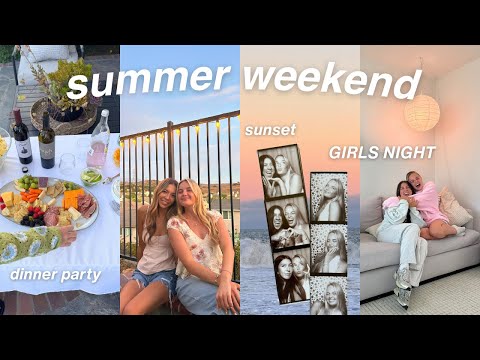 spend a SUMMER weekend with me — sunset, shopping, girls nights & lots of yapping