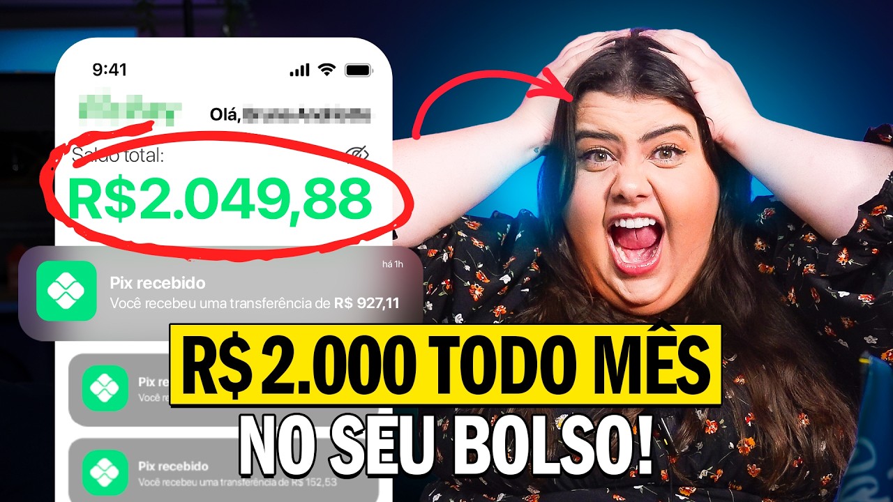 Como Fazer R$ 2.000 por Mês do Zero em 2026 (Sem Aparecer e Sem Investir)