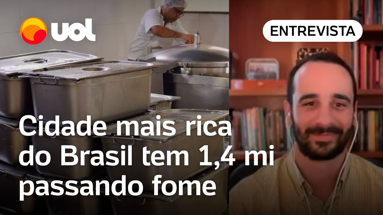 São Paulo, cidade mais rica do Brasil, tem 1,4 mi passando fome, diz pesquisador