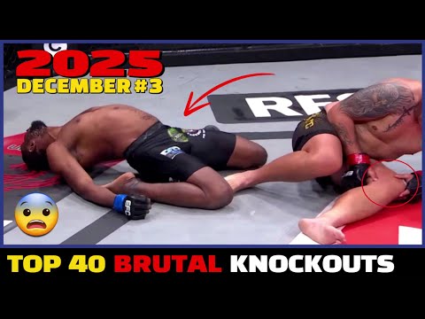 Top 40 Brutal KO集 | December 2025 #3 (Muay Thai•MMA•Boxing•kickboxing)