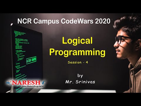 Logical Programming | Session 4 | by Mr Srinivas