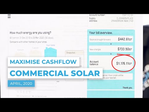 Maximise business cashflow with Solar