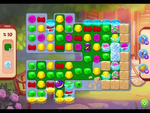 HomeScapes Level 7980 no boosters (18 moves)