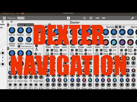 miRack AUv3 - Tutorial: Exploring the app Part 5, Dexter: Navigation