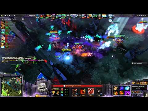 Dota 2 TI4 Highlights - NewBee vs EG - Game 1 - The International 2014