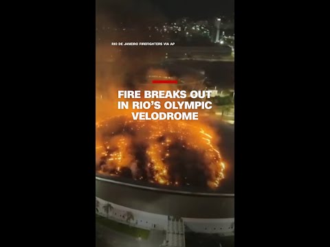 Fire breaks out in Rio's Olympic velodrome