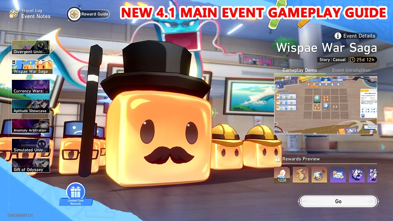 Honkai Star Rail Wispae War Saga : New 4.1 Main Event Gameplay Guide