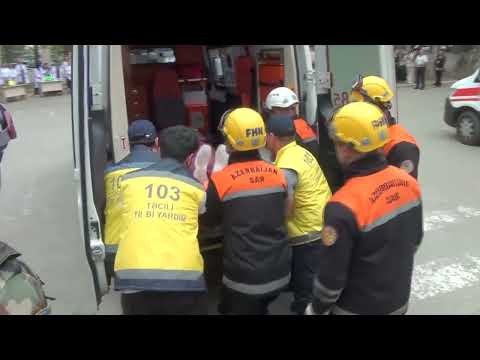 FHN-in Sumqayıt Regional Mərkəzi tərəfindən nümunəvi obyekt mülki müdafiə məşqi keçirilib