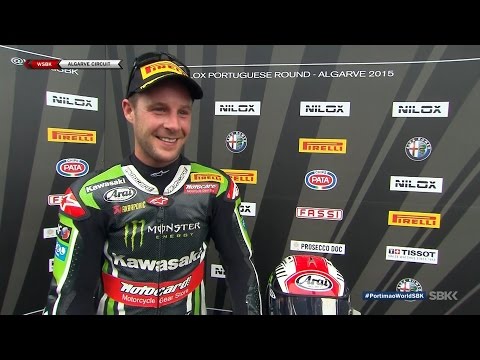 Jonathan Rea talks to us after in number 10 of season