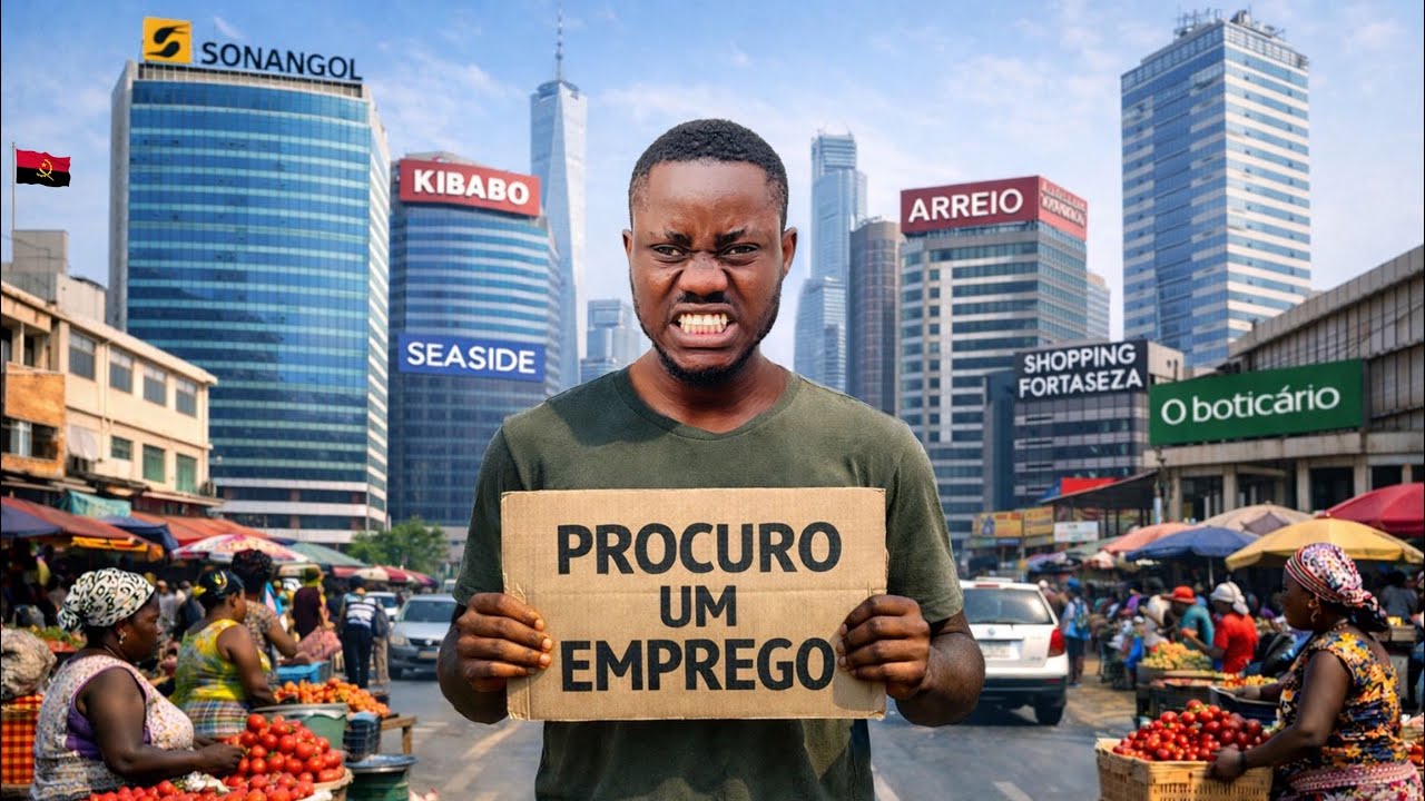 PASSEI O DIA PROCURANDO EMPREGO EM LUANDA … E NÃO ESPERAVA POR ISSO! 😳 #emprego #ografael #angola 