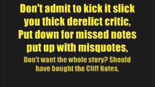 Bloodhound Gang- Inevitable Return of the Great White Dope (HQ+ LYRICS ON SCREEN)