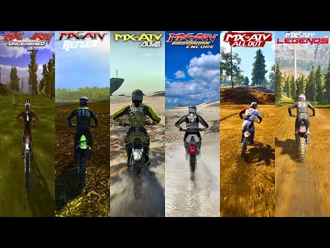 Evolution of MX vs ATV Games (2005-2022) ★ Direct Comparison [4K]