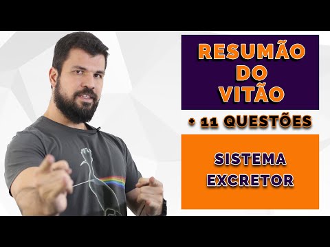 Resumão do Vitão - Fisiologia Humana - Sistema Excretor + 11 questões ENEM, FUVEST, UNICAMP, UERJ