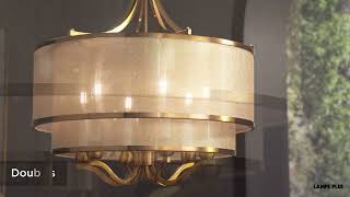 1_Watch A Video About the Possini Euro Nor Warm Antique Brass 6 Light Pendant