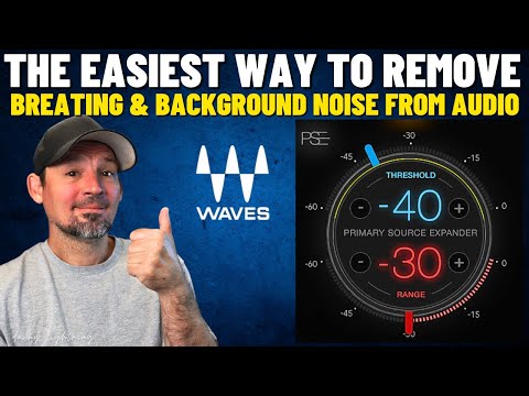 Waves PSE Expanderでブレスノイズやバックグラウンドノイズを素早く簡単に除去