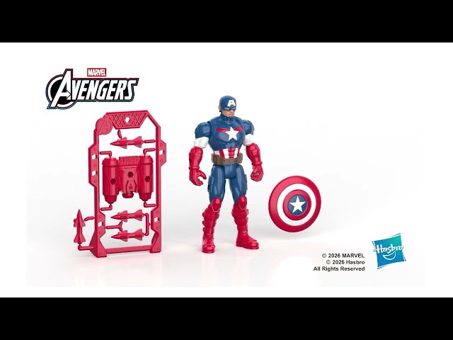 Vídeo relacionado con Marvel Avengers ActionVerse, Figura de acción de Capitán América