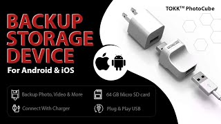 TOKK™ Photo Cube: 64GB Data Backup