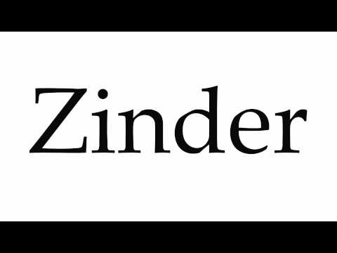 How to Pronounce Zinder