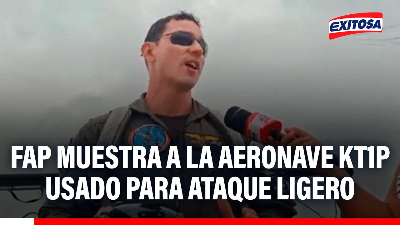 🔴🔵 FAP muestra a la aeronave KT1P usado para ataque ligero