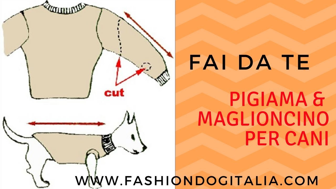 Watch Now Pigiama & Maglioncino per cani fai da te Pigiama & Maglioncino per cani fai da te