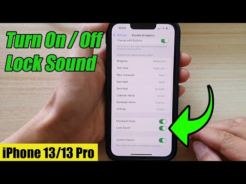 iPhone 13/13 Pro: How to Turn On/Off Lock Sound
